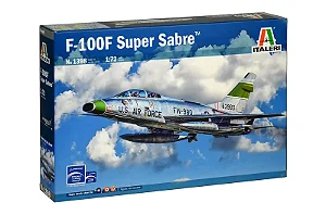 Avião F-100F Super Sabre - Italeri #1398 1:72