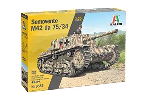 Tanque Semovente M42 da 75/34 - Italeri #6584 1:35