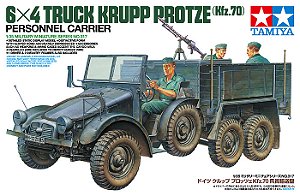 Veículo Militar 6x4 TRUCK KRUPP PROTZE (Kfz.70) PERSONNEL CARRIER - Tamiya #35317 1:35
