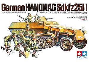 Veículo Militar German Hanomag Sdkfz 251/1 WWII - Tamiya #35020 1:35