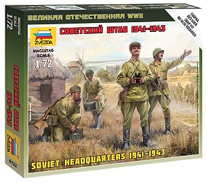Figura oviet Headquarters 1941-1943 - Zvezda #6132 1:72