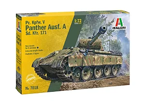 Tanque Pz. Kpfw. V PANTHER Ausf. A Sd. Kfz. 171  - Italeri #7018 1:72