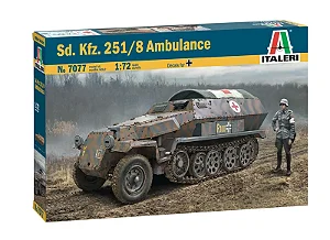 Veículo Militar Sd.Kfz. 251/8 AMBULANCE  - Italeri #7077 1:72