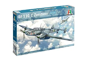 Avião BF-110 C3/C4 ZERSTORER WWII - Italeri #0049 1:72