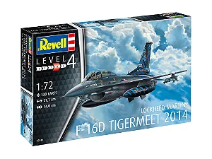 Avião Lockheed Martin F-16D TigerMeet 2014 - Revell #03844 1:72