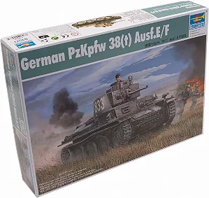 Tanque German panzer PzKpfw. 38(t) Ausf. E/F - Trumpeter #01577 1:35