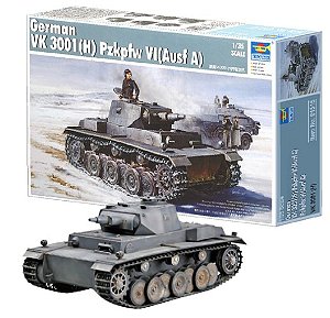 Tanque German VK 3001 (H) Pzkpfw VI (Ausf A) - Trumpeter #01515 - 1:35