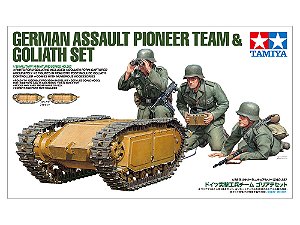 GERMAN ASSAULT PIONEER TEAM & GOLIATH SET - Tamiya #35357 1:35