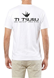 Camiseta - Branco Estonado - TiTsuru - Kuro Arte