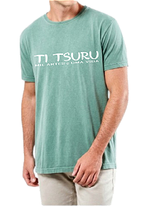 Camiseta - Verde Estonado - TiTsuru - Shiro Arte