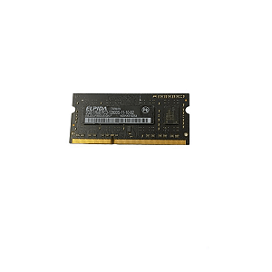 Memória notebook Elpida 2GB PC3-12800S-11-10-B2 Preto