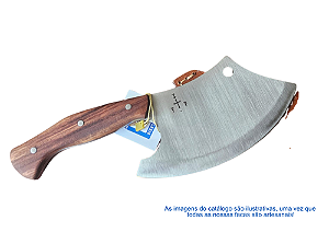 CUTELO NÓRDICO INOX 420 - 6" - CABO MADEIRA DE LEI