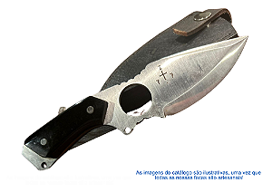 FACA CHACAL INOX 420 - 3" - CABO MADEIRA DE LEI