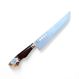 FACA INOX 10" VAZADA - CARTAS