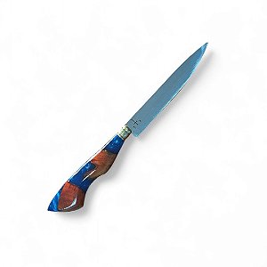 FACA CHURRASCO ESPIGA OCULTA - AÇO INOX 420 - 7" - CABO HÍBRIDO
