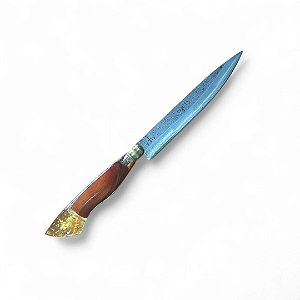 FACA CHURRASCO ESPIGA OCULTA - AÇO INOX 420 - 7" - CABO HÍBRIDO