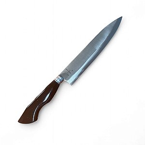 FACA CHURRASCO ESPIGA OCULTA - AÇO INOX 420 - 10" - CABO HÍBRIDO