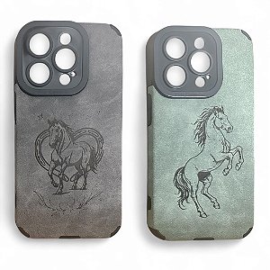 CAPINHA CELULAR IPHONE - COURO SINTETICO