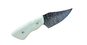 Faca Mini 3" - Damasco Padrão Ladder