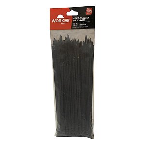 ABRAÇADEIRA NYLON 250MM x 4,8MM WORKER PCT/C100 UNIDADES