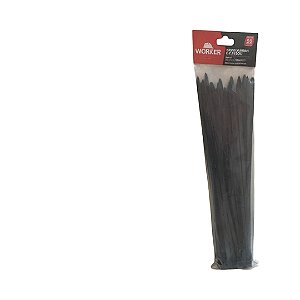 ABRAÇADEIRA NYLON 400MM x 7,2MM WORKER PCT/50 UNIDADES