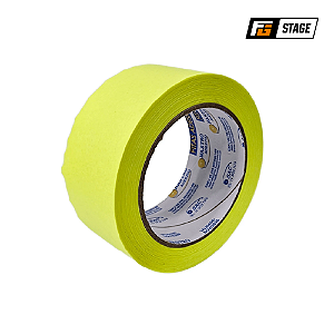 FITA CREPE AMARELO FLUORESCENTE 48MM X 50M