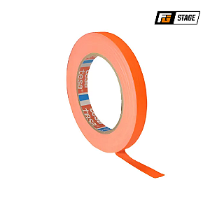 FITA GAFFER TESA 12MM X 25M LARANJA FLUORESCENTE