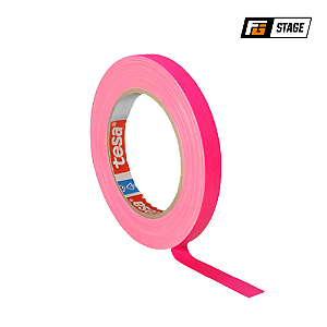 FITA GAFFER TESA 12MM X 25M ROSA FLUORESCENTE