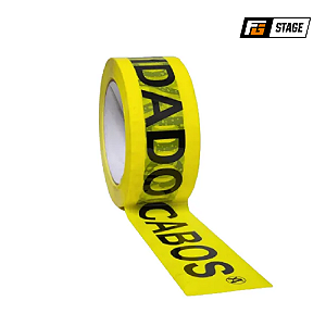 FITA ADESIVA CUIDADO CABOS 48MM X 100M