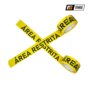 FITA ADESIVA AREA RESTRITA 48MM X 100M