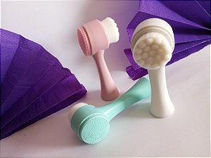 Escova de Limpeza Facial 100% Silicone
