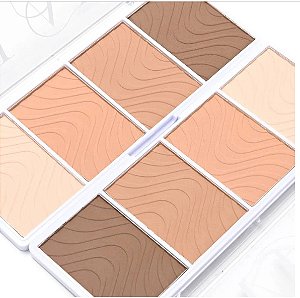 Estojo de contorno Glam Vivai 4 Tons