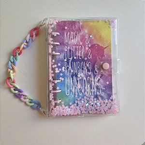 Caderno Diário unicórnio