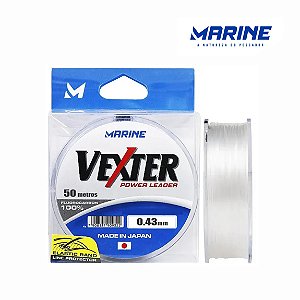 Linha Vexter Power Leader - 0.43mm -  50m - MARINE