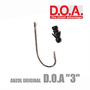 Anzol com chumbo original D.O.A "3"