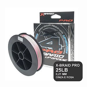 Linha multifilamento 4X - X-Braid PRO - 25LB - 150m