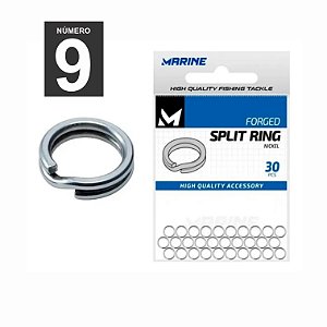 Split Ring - nº 9 130 lbs - 30 unidades - Marine