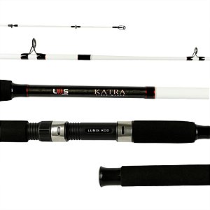 Vara Katra 2,70m -20 - 50lbs - 2 partes - Molinete - LUMIS