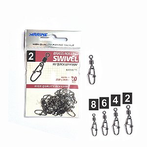 Girador com Snap Black Niquel - Nº 2 - MARINE