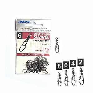 Girador com Snap Black Niquel - Nº 6 - MARINE