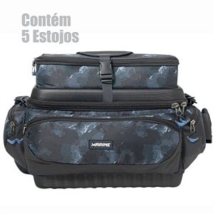 Bolsa Frontier M-BF34c - 5 estojos - MARINE