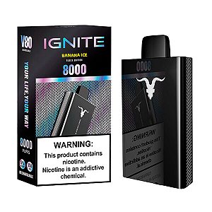 Ignite 8.000 Puffs - Banana Ice - V80