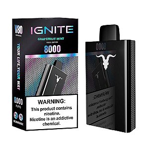 Ignite 8.000 Puffs - Grape Ice - V80