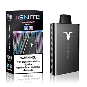 Ignite 8.000 Puffs - Strawberry Ice  - V80