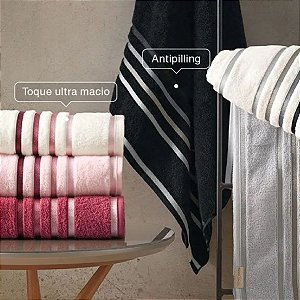 Toalha Banho Karsten 70x140  - Fio Penteado Lumina