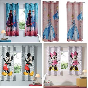 Cortina Blackout Infantil 2 Peças 240x170 Personagens