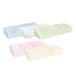 Toalha De Rosto Para Bordar Passa Fitas 49 x 80 cm