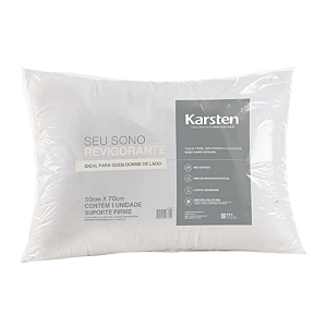 Travesseiro  Suporte Firme 50x70 Sono Revigorante Karsten