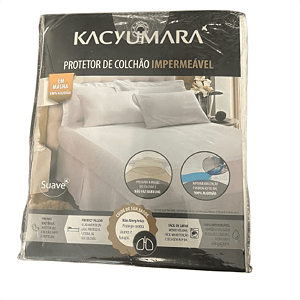 Protetor De Colchão Impermeável Kacyumara 90X190 Solteiro