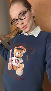 Conjunto Moletom Teddy Marinho